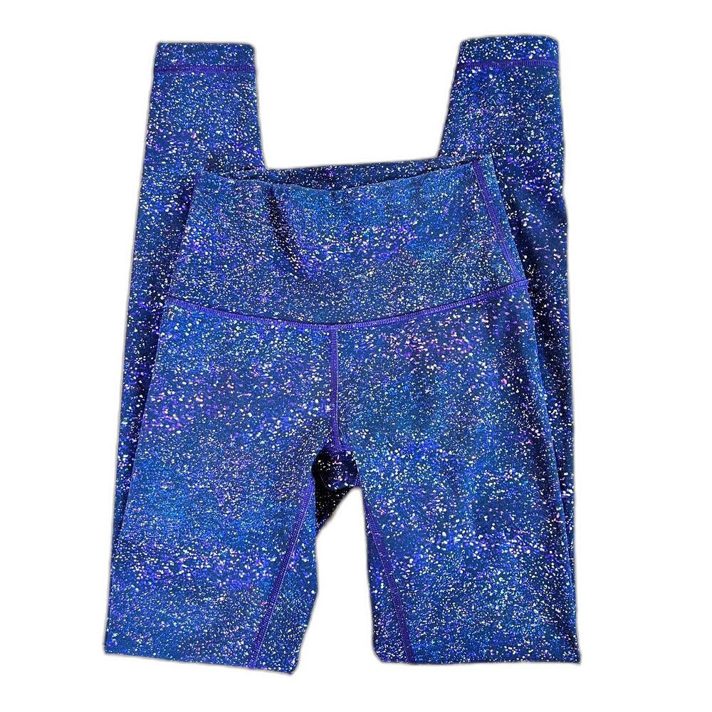 Lululemon Wunder Under Hi Rise Tight 28" Crystalline Size 2 Purple Galaxy